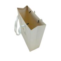Sac de shopping en papier kraft de marque, surface mate, pour emballage cadeau en magasin de détail