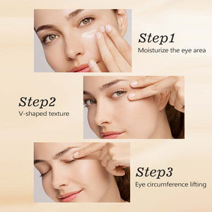 Crema de Ojos Herbal Orgánica Antiarrugas y Reafirmante al por Mayor, Reduce las Líneas Finas y Repara el Contorno de Ojos, para Todo Tipo de Piel, Wishgan - Product Image 3