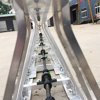 Niveleuse à béton à moteur essence Pioneer, avec châssis en acier de fabrication chinoise, poutre vibrante à section standard, équipement de pavage 6000 kg
