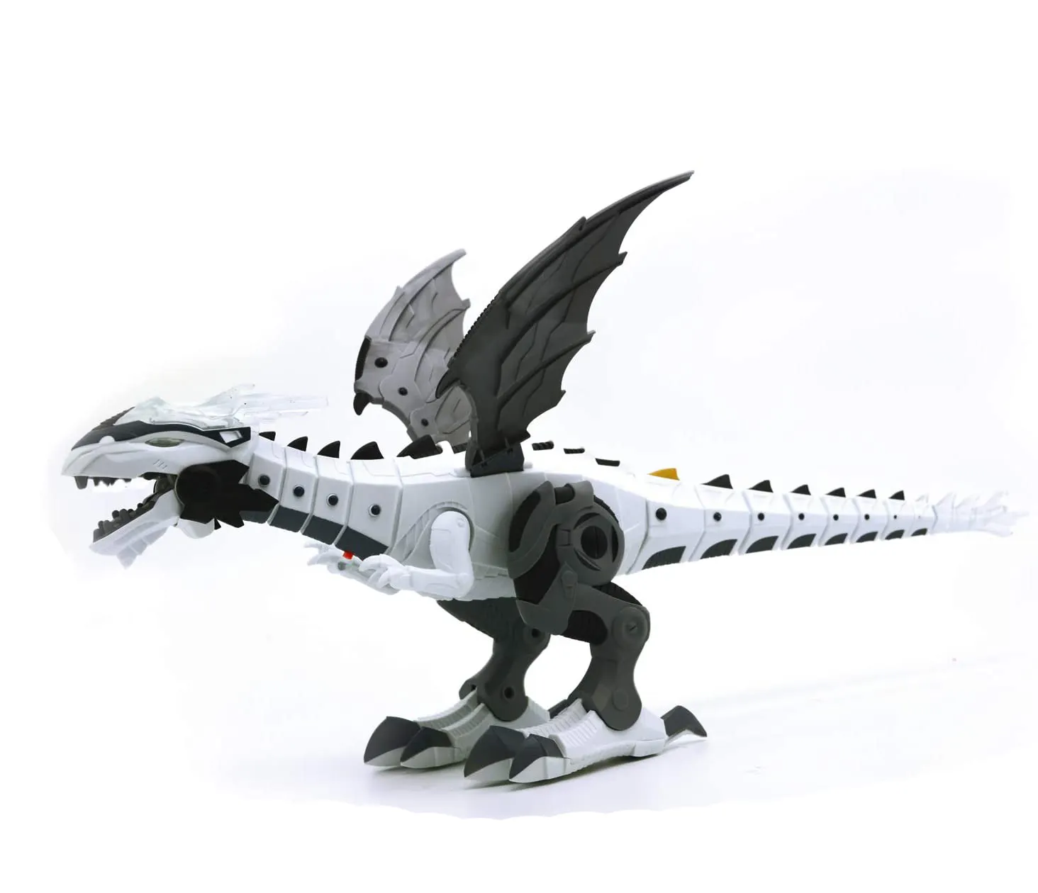 YongnKids Large Spray Mechanical Dinosaurs With Wing Cartoon Electronic Walking Animal Model Dinosaurio Robot Pterosaurs