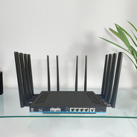 Router CPE WiFi6 5G LTE Kecepatan Tinggi Harga Diskon dengan OpenWRT, Slot Dual SIM, AX3000 Dual Band, 1WAN 4LAN, Router Sim 5G untuk Rumah