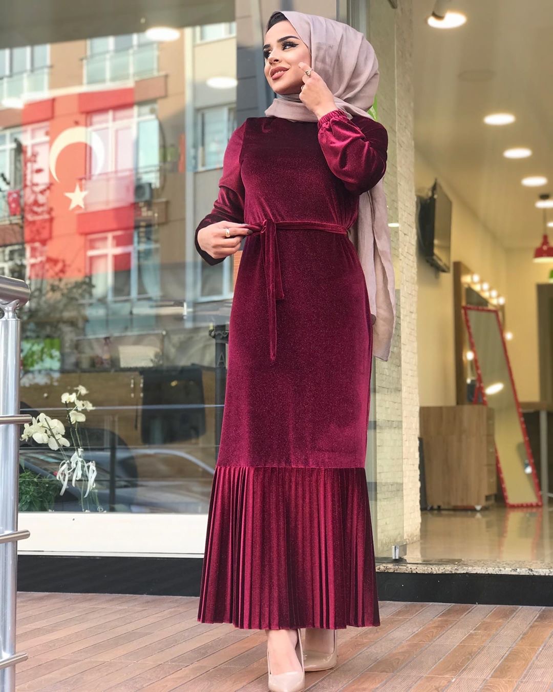 Shop Our New Fashion Velvet Dress - Muslim Abaya 2021