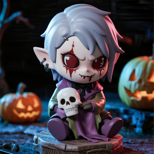 OEM <span class=keywords><strong>Spooky</strong></span> Halloween Nhà Sản Xuất Nhựa Macabre Búp Bê Bộ Sưu Tập Cho Theo Mùa Quà Tặng & Trang Trí Bán Buôn Hành Động Kinh Dị Hình - Product Image 1