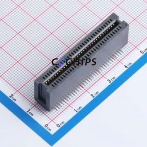 HEV64LP03BK Gold Finger Connector SMD,P=1.27mm Connector ( Connector Type: EDGE SLOT )( Pitch: 1.27mm )( Total PIN Count: 64P ) - Product Image 1