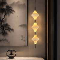 Lustre Minimaliste Créatif en Albâtre Espagnol pour Chambre Principale, Chevet, Porche, Couloir, Salle de Thé, Lampes au-dessus de la Table à Manger