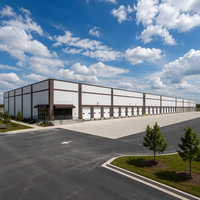 Nave Industrial Comercial Estándar ASTM con Estructura de Acero para Centro de Distribución Logística