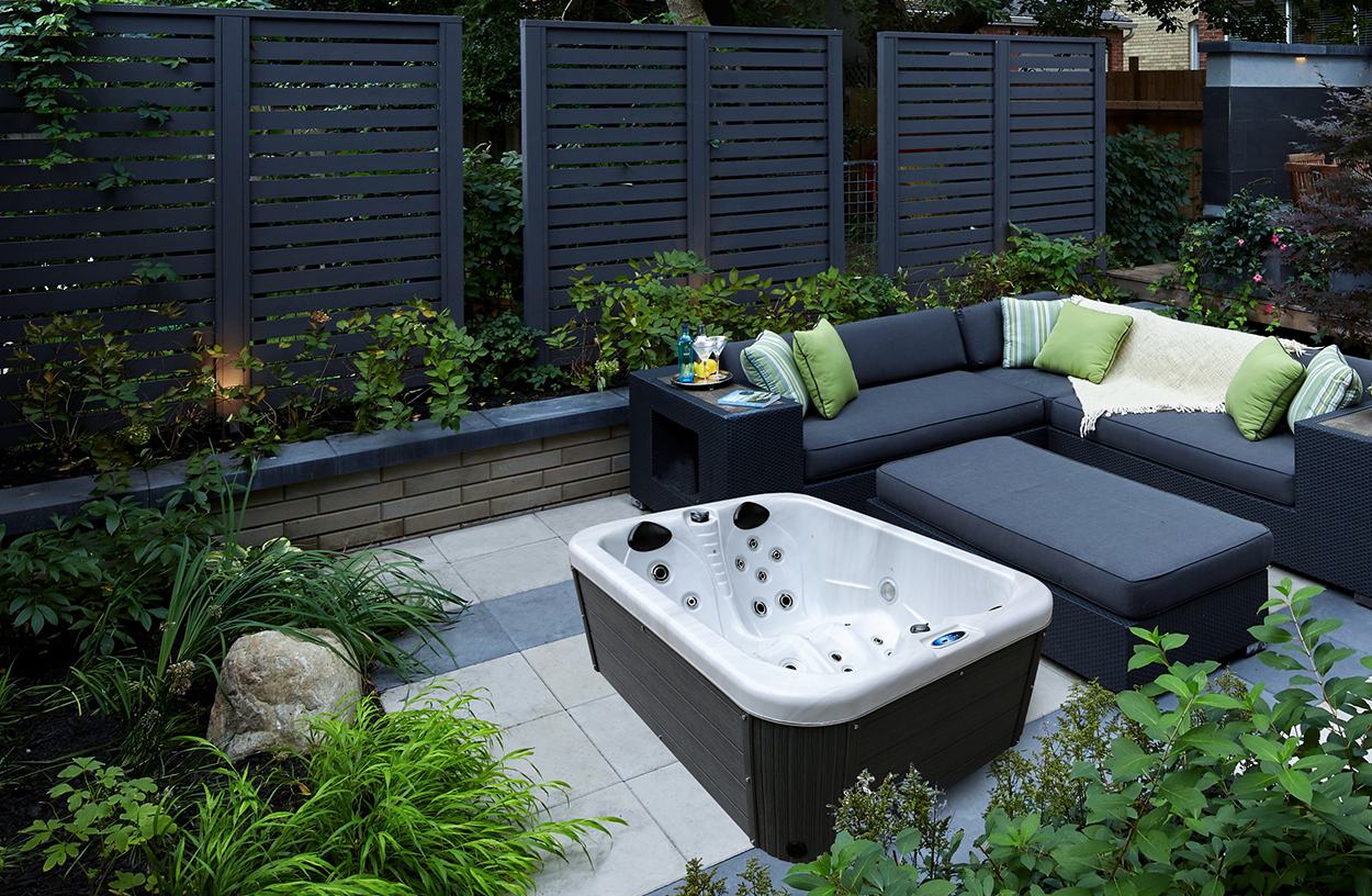 50HZ 220V 240V 2 Lounge Acrylic Air Massage Whirlpool Outdoor Hot Tub