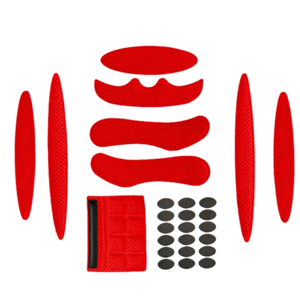 हेलमेट गद्दी किट 27PCS साइकिल प्रतिस्थापन यूनिवर्सल फोम पैड सेट तकिये लाइनर के लिए मैट बाइक साइकल चलाना मोटरसाइकिल आउटडोर