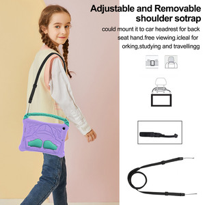 Custodia Universale Antiurto per Tablet Android da 12 Pollici con Tastiera per Bambini, Compatibile con Samsung Galaxy Tablet S10 A9 <span class=keywords><strong>Apple</strong></span> Lenovo - Product Image 2