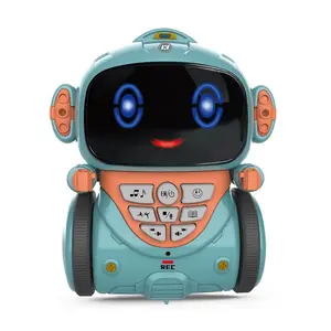 Singing dancing voice interaction robots toy recording multifunction music light smart intelligence robot with English story