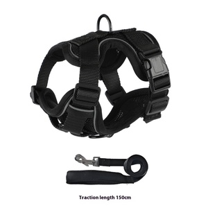 Small Medium-sized <strong>Dog</strong> Strap <strong>Harness</strong> Breathable Reflective Anti-Break Button Closure Chest Coat Vest Rope Made Polyester Nylon - Product Image 6