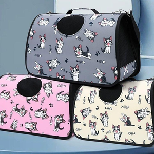 Bolsa de Transporte Transpirable para Mascotas, Bolsa de Viaje para Perros y Gatos con Doble Abertura Grande y Malla Antimosquitos - Product Image 5