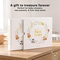 Libro de Recuerdos para Bebés con Tapa Dura y Impresión a Todo Color Personalizada, Planificador de Crecimiento con Funda de Papel Offset