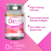 Lifeworth vitamine b12 d3 capsules suppléments de calcium