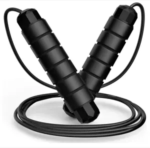 Skipping Rope for Cardio and Endurance Training, Fitness Jump Rope for Women Men and Kids, Adjustable Jumping Rope for Workout