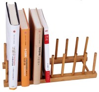 Rak piring bambu 8 tingkat mudah dipasang, rak display piring organizer, kabinet dapur harga pabrik