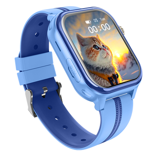 นาฬิกาสมาร์ทวอทช์ GPS สำหรับเด็ก KT39 4G รุ่นใหม่ พร้อมกล้องหมุนได้ หน่วยความจำ 1+16GB <span class=keywords><strong>AI</strong></span> พร้อมเครื่องวัดอัตราการเต้นของหัวใจ รองรับ Google Play สีดำ ชมพู ฟ้า - Product Image 4