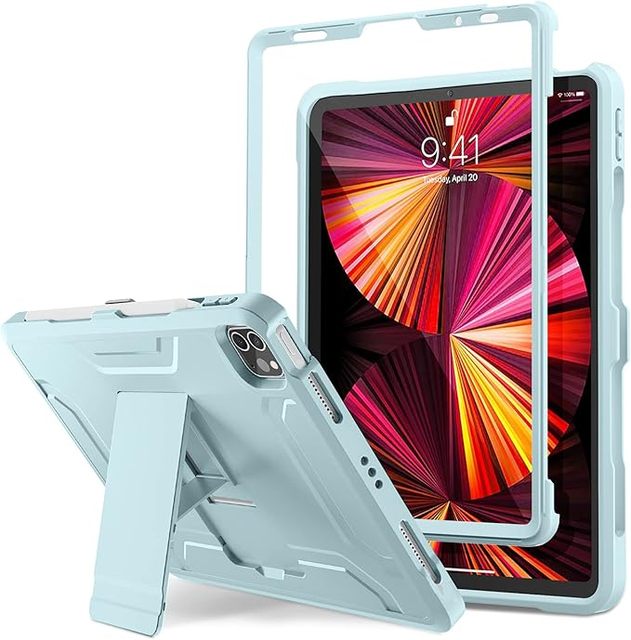 Dual Layer Full Body Protection Cover Case for iPad Pro 11" Case 4th/3rd Gen 2022/2021&iPad Pro 11'' 2020&2018/iPad Air 5/Air 4