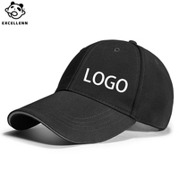 Gorra de béisbol, tenis y carreras con visera larga, reflectante nocturna, con LOGO personalizado, transpirable, impermeable y hebilla de cobre dorado.