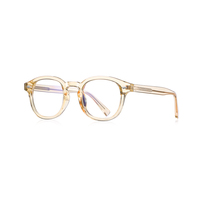 Visualmate haute qualité montures de lunettes Vintage classique rond optique monture de lunettes violet marque à la mode lunettes à la mode