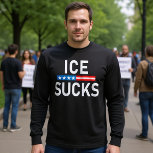 Camiseta de manga larga Ice Sucks Pro Immigrant Support - Product Image 3