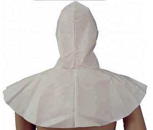 Cagoule jetable Oem Capuchon chirurgical Cagoules non tissées Masque facial CE Blanc Soins personnels <span class=keywords><strong>Matériaux</strong></span> <span class=keywords><strong>médicaux</strong></span> et accessoires Cape - Product Image 3