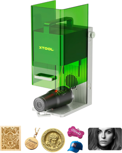 เครื่องแกะสลักเลเซอร์ไฟเบอร์คู่ Xtoll 2-in-1 ความเร็วสูงพิเศษแบบพกพาสำหรับกระดาษและหนัง รองรับ DST/DXF ระบบระบายความร้อนด้วยน้ำ - Product Image 1