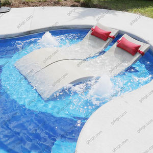Chaise longue flottante pour <span class=keywords><strong>piscine</strong></span>, résistante aux UV, chaises de plage - Product Image 5
