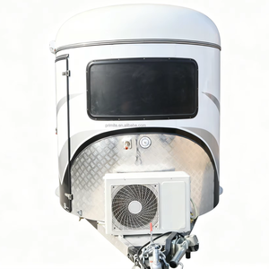 Remolque de Lujo para 2 Caballos con Compartimiento de Vivienda, Remolque Personalizado para Caballos con Puerta Tipo Caravana - Product Image 1