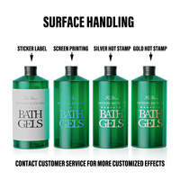 Bouteille de shampoing debout en plastique PET écologique de 300ml pour savon liquide avec pulvérisateur à pompe
