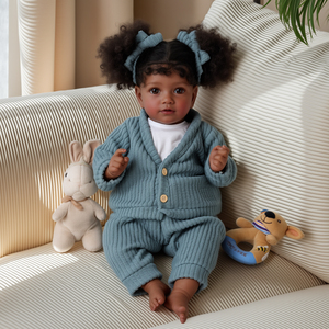 Babeside Promotion : Poupée Reborn Fille Réaliste Celina, Corps en Vinyle Souple, Torse en Tissu, Jouet Miniature en Vinyle Souple, Poupée Bébé Reborn - Product Image 3
