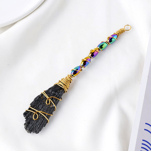 Escoba <span class=keywords><strong>de</strong></span> cristal Natural hecha a mano turmalina negra Aura Blaze turmalina escoba <span class=keywords><strong>de</strong></span> cristal DIY barredora adornos <span class=keywords><strong>de</strong></span> brujería - Product Image 5