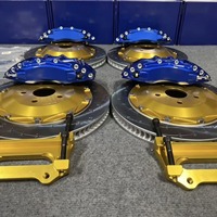 Kit de Frenos de Alto Rendimiento con Caliper de 4 Pistones AP5200 para vw Golf Mk5 Mk6 gti Mk7 E46 E90 Accesorios para Automóviles hyundai Santafe 2019