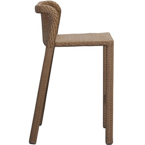 Moderne Meubles De Jardin En <span class=keywords><strong>Osier</strong></span> Rotin Extérieur <span class=keywords><strong>Chaise</strong></span> Haute Tabouret - Product Image 3