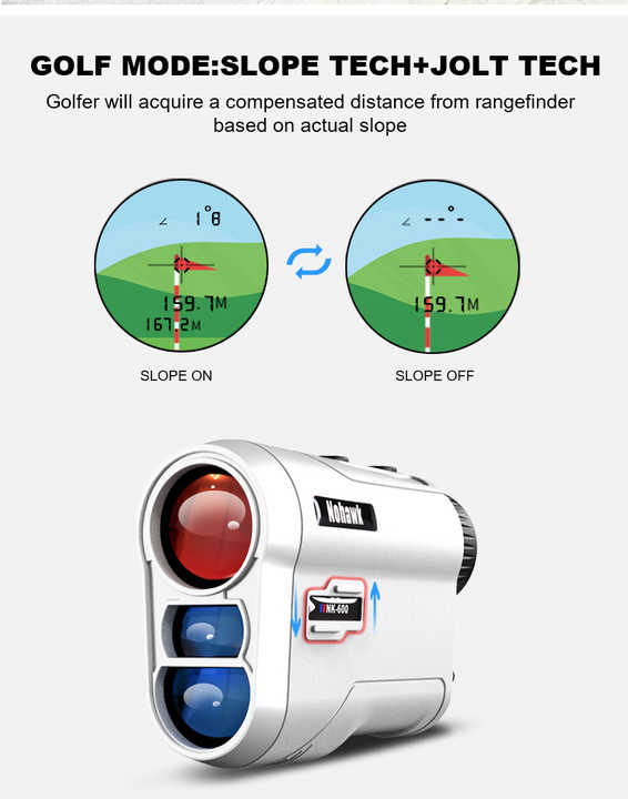 600M Range Finder OEM Pinseeker Scope Outdoor Distance Meter Hunting with Slope Golf Laser Rangefinder