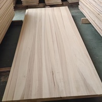 Venta de fábrica Precio de madera de álamo M3 Panel de madera de sauna Tableros de madera maciza de Álamo