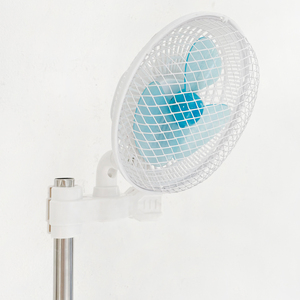 Ventilateur oscillant de tente de croissance à Clip de 6 pouces, haute qualité hydroponique, Oscillation à <span class=keywords><strong>180</strong></span> degrés, deux vitesses, meilleur ventilateur de tente de croissance à Clip - Product Image 1