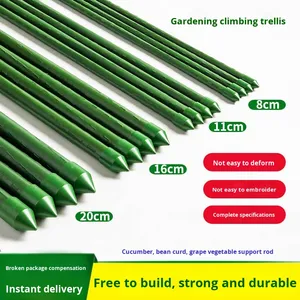 Supporto Personalizzato per Piante, Telaio per Cetrioli e Fagioli, Palo per Rampicanti, Tubo in Acciaio Plastificato per Giardinaggio - Product Image 5