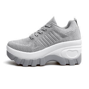 Nuevas Zapatillas Casuales de Mujer 2025 con Plataforma, Aumento de Altura, Cómodas, Resistentes al Desgaste, de Malla Transpirable y Suela Gruesa - Product Image 1