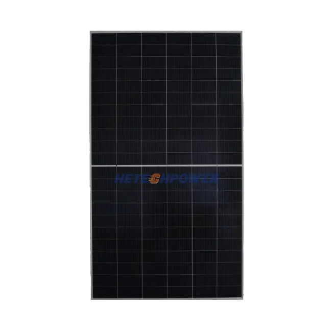 High performance module of the latest generation N type 695w solar panel with Transparent glass back