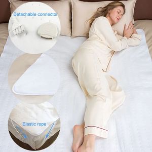 Almohadilla de colchón calentada, superventas de fábrica, 150*80 cm, manta eléctrica calentada debajo de la manta con protección contra sobrecalentamiento - Product Image 5