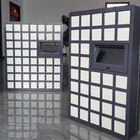 Armoire à clés intelligente RFID murale avec gestion des clés et suivi en temps réel pour atelier de réparation automobile et station de lavage de voitures