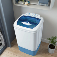 7kg Home Electric Appliance Semi-automatic Top Loader Washing Drying Machine