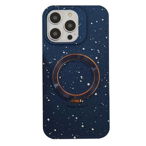 Housse de protection pour téléphone en acrylique TPU de luxe avec support d'anneau magnétique étuis de téléphone de charge sans fil pour <span class=keywords><strong>iPhone</strong></span> <span class=keywords><strong>12</strong></span> 13 14 15 16 - Product Image 1