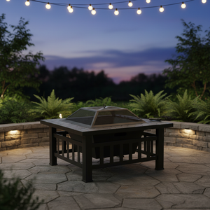 Barbecue extérieur moderne sans fumée en fer, <span class=keywords><strong>brasero</strong></span> à charbon de bois, foyer de <span class=keywords><strong>table</strong></span> pour jardin et cour arrière - Product Image 5