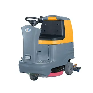 CE ISO approved ride-on floor scrubber floor cleaning machine with eco-friendly cleaning