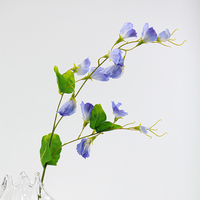 Fleurs artificielles de pois doux au toucher réel, hydratantes, pour la décoration de mariages, festivals, Noël, hôtels et jardins domestiques (vente en gros)