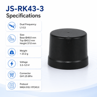 Module GNSS RTK double fréquence compact et léger pour équipement de navigation OEM