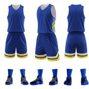 Maillots de basket-ball réversibles en mesh pour hommes, design personnalisé, été, confortables, respirants, anti-transpiration, impression par sublimation - Product Image 4