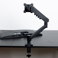 Support d'écran d'ordinateur à bras robotique en promotion – Support universel de bureau pour écran, support cantilever mécanique rotatif